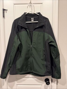 Champagne Black Fleece Jacket